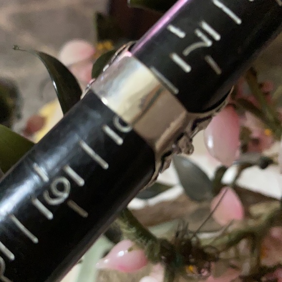 Vintage 925 gold stone & ruby ring - Picture 7 of 8